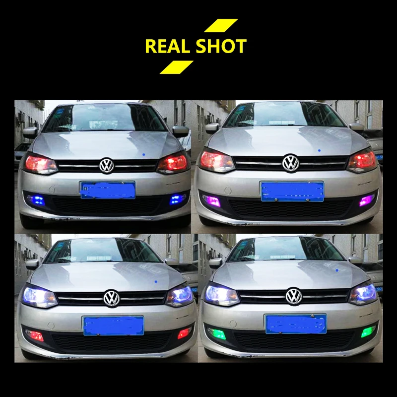R8 Новый многоцветсветодиодный комплект светодиодных фар H1 H4 H7 H8/H11 9005 9006 880 5202 RGB