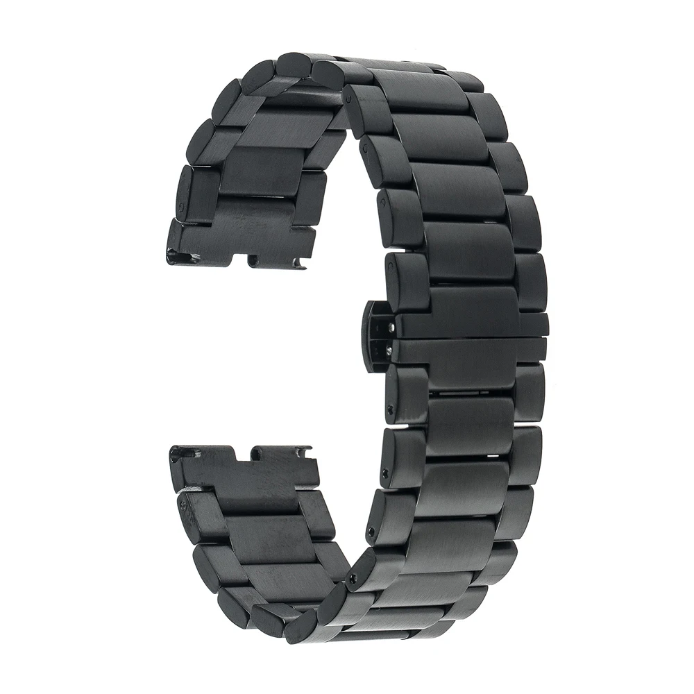 22 мм нержавеющая сталь ремешок для часов Бабочка Пряжка браслет Motorola Moto 360 1 1st Gen