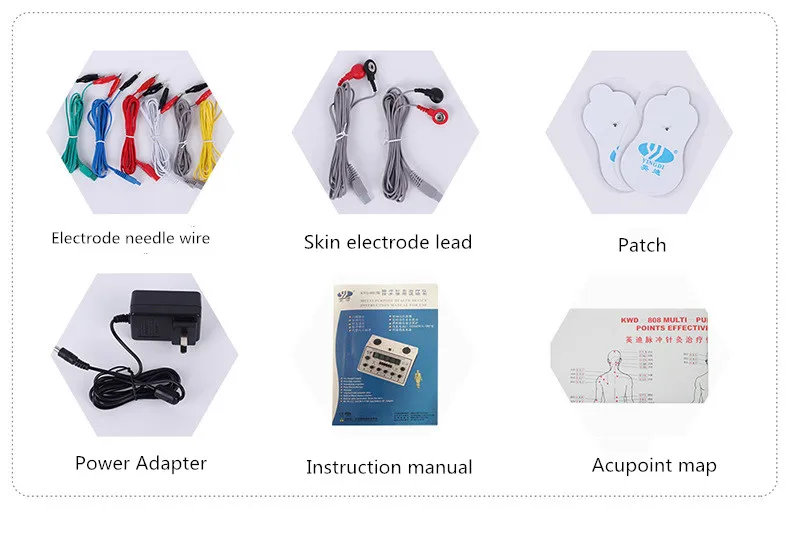 808I 6 каналов Tens UNIT. Многофункциональный стимулятор иглотерапии для здоровья. Электрический стимулятор мышц и нервов.