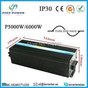 Factory Sell CE&RoHS certifications, Pure Sine Wave Power Inverter/inversor 6000W