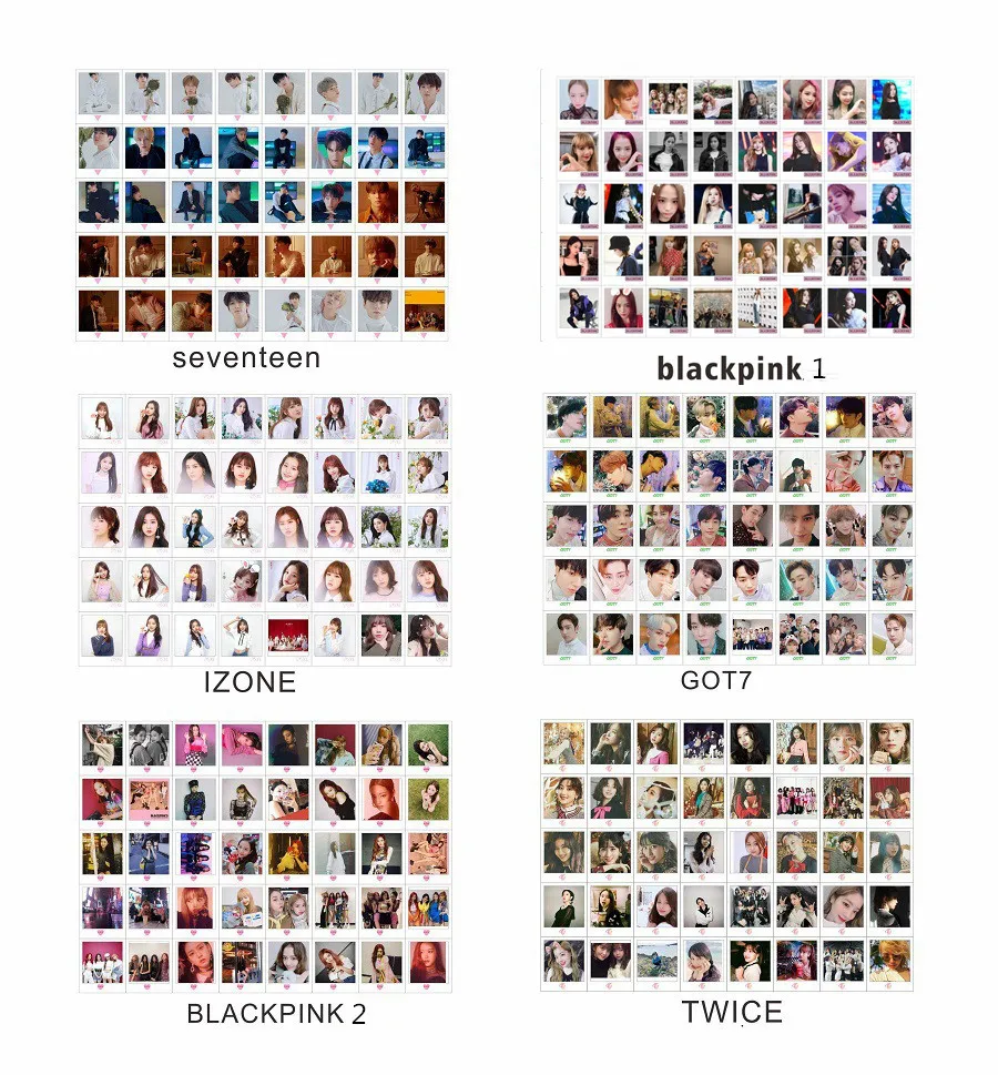 40 шт./упак. KPOP Blackpink дважды Bangtan boys фотокарточек TXT GOT7 самодельные ломо карты фотокарточек изображение украшения свадебные принадлежности