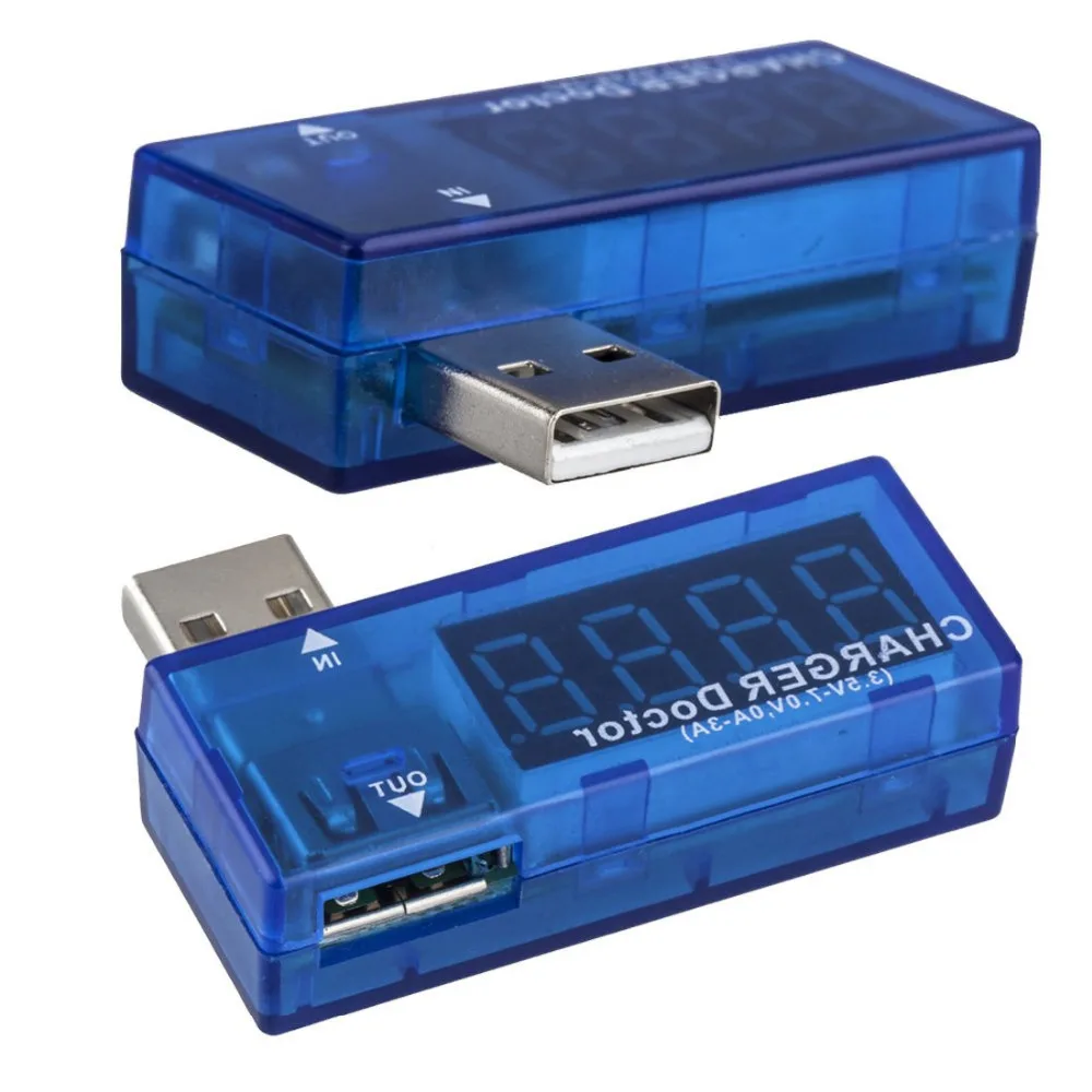 Мини USB тестер зарядное устройство Doctor Вольтметр Амперметр умная электроника