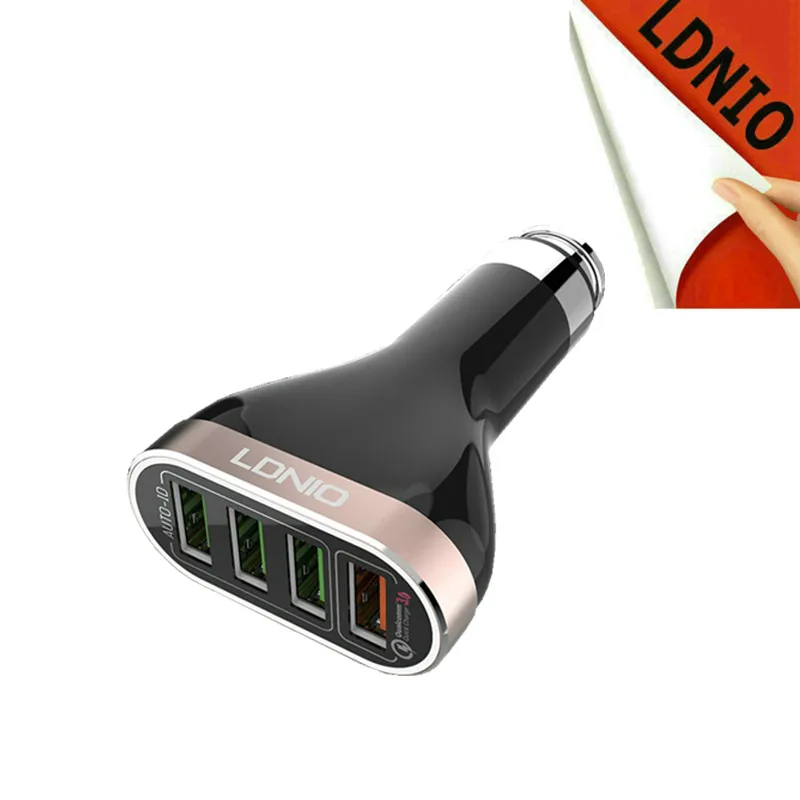 Популярный универсальный адаптер 5 в 4 2 USB 12 24 В Автомобильное зарядное устройство