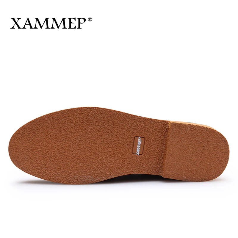 Men Casual Shoes Brand Sneakers Spring Autumn Split Leather Flats Lace up Hight Quality Plus Big Size Xammep |