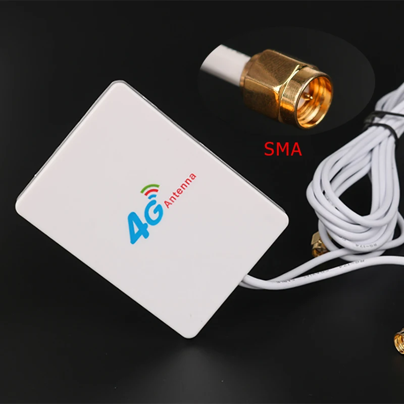 4G Antenna SMA Connector Aerial +dbi 3M Cable for LTE Router Modem High Gain External | Мобильные телефоны и аксессуары