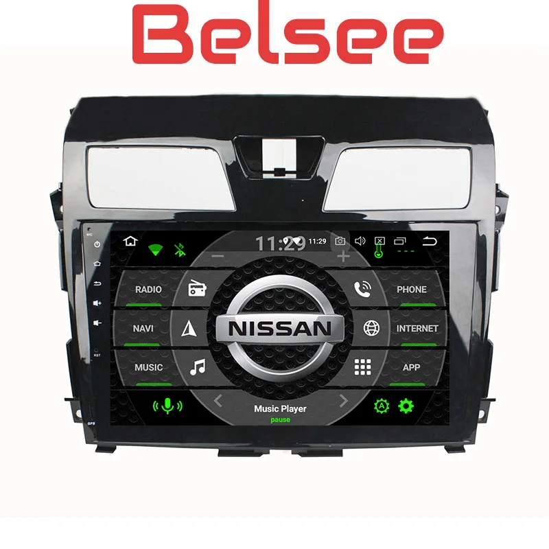 Belsee для Nissan Altima Teana PX5 Восьмиядерный стерео Android 8 0 автомобильное радио GPS