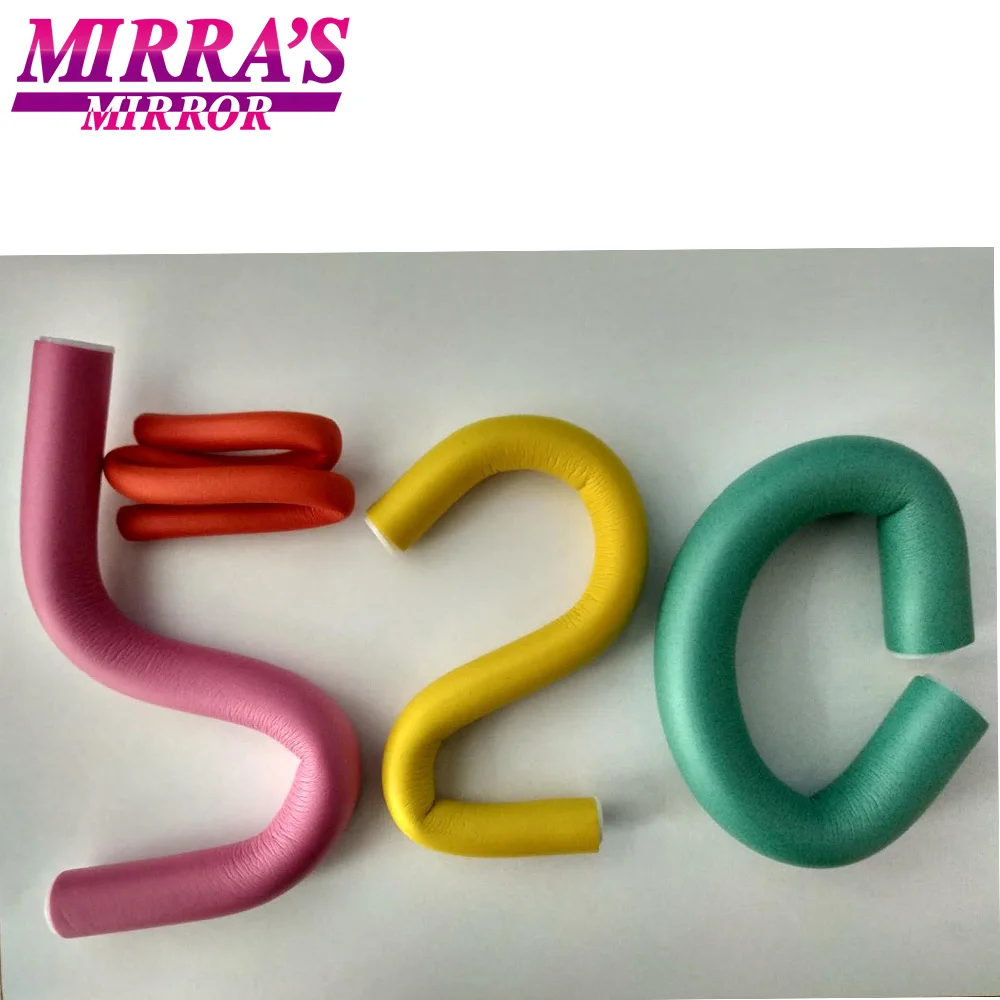 Mirra's Mirror 10 шт., бигуди, Волшебные Инструменты для укладки волос, разные цвета, щипцы для завивки волос для женщин