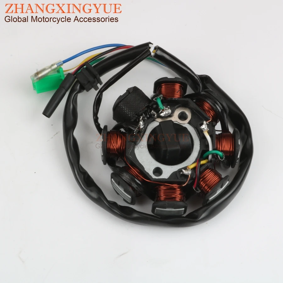 Scooter Ignition Stator 6-8 coils for Jonway Delta YY150T Epsilon YY150T-12 150cc GY6 125/150 152QMI 157QMJ 4-stroke | Автомобили и