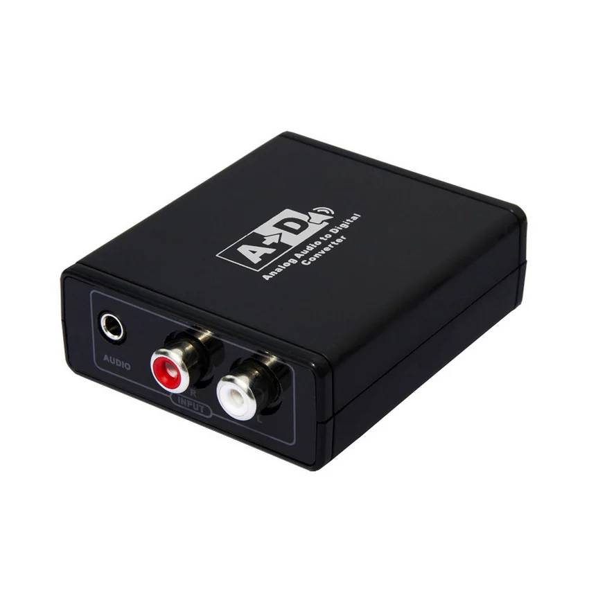 Аналоговый аудио цифровой преобразователь адаптер аналоговый Adaptador L/R RCA SPDIF Toslink