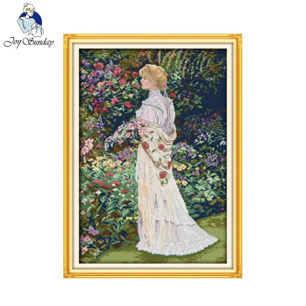 Joy Sunday Современная вышитая цифра с таблицей цветочным ароматом|joy sunday|counted cross