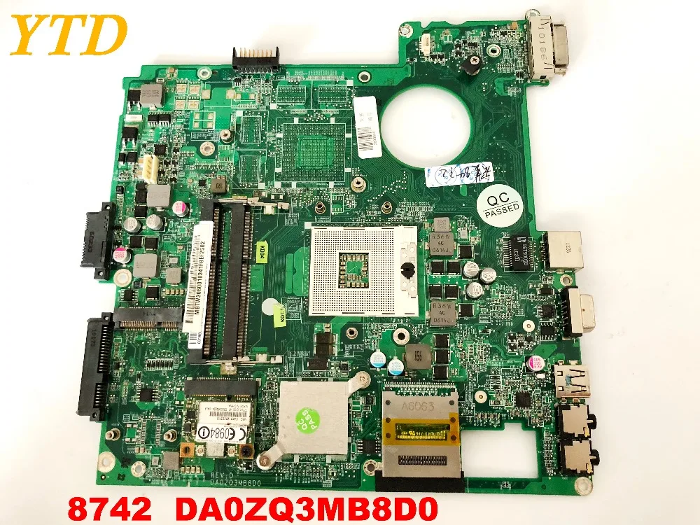 Original for ACER 8742 laptop motherboard 8742 DA0ZQ3MB8D0 tested good free shipping