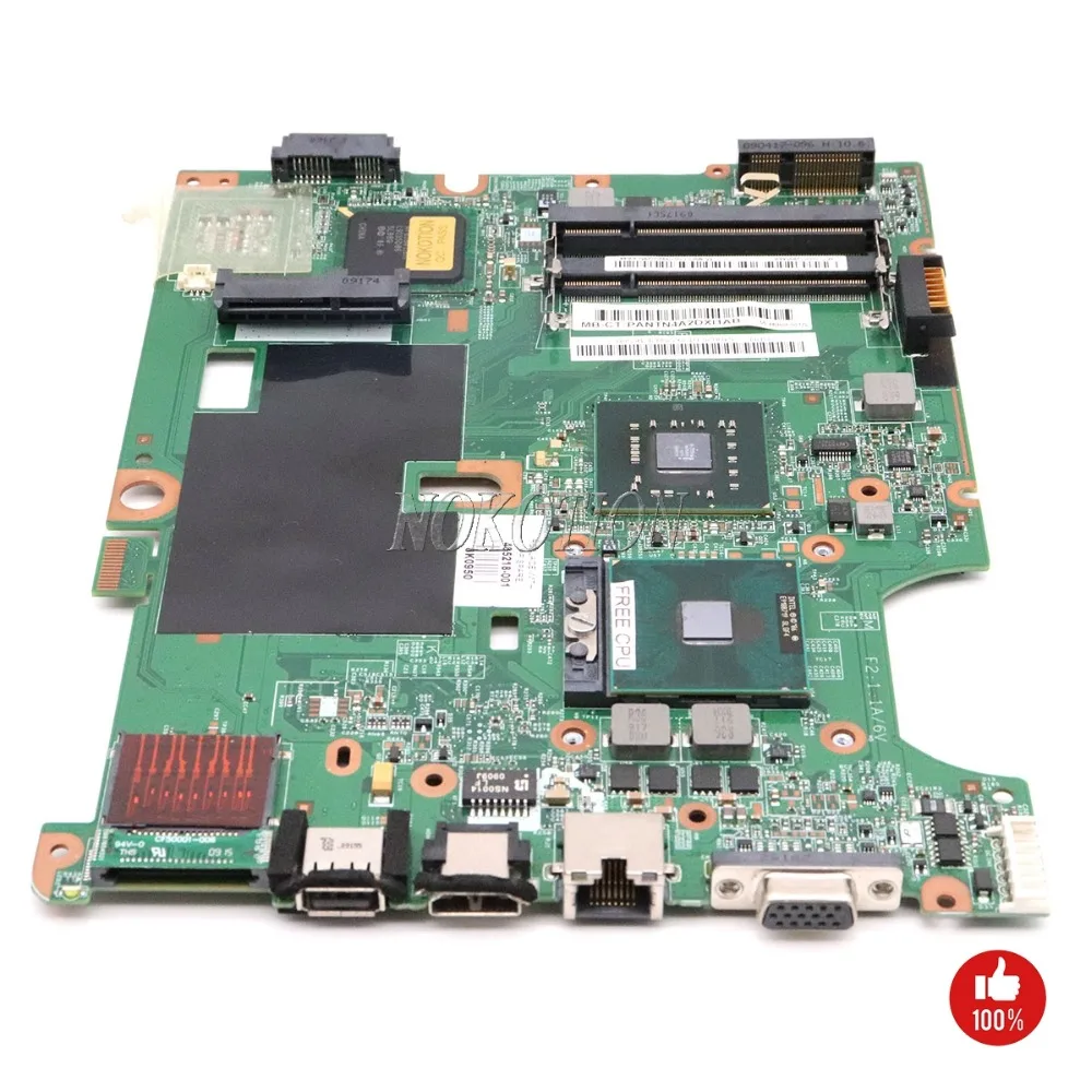 Материнская плата NOKOTION 485218-001 48.4H501.041 для ноутбука HP Compaq G50 CQ50 CQ60 G60 материнская DDR2