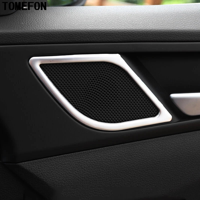 2 шт. накладки на переднюю дверь динамика из нержавеющей стали для Hyundai Tucson 2016