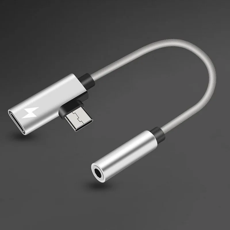 NOWAL USB Type C Audio Type-C to Jack 3.5mm Earphone Cable Phone Case For Xiaomi Mi 6 8 A1 A2 Mix 3 Capa |