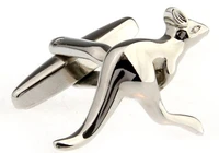 fancy cufflinks kangaroo gemelos cufflink silver color mens shirt cuff cuff links abotoaduras cufflinks giftfree shipping