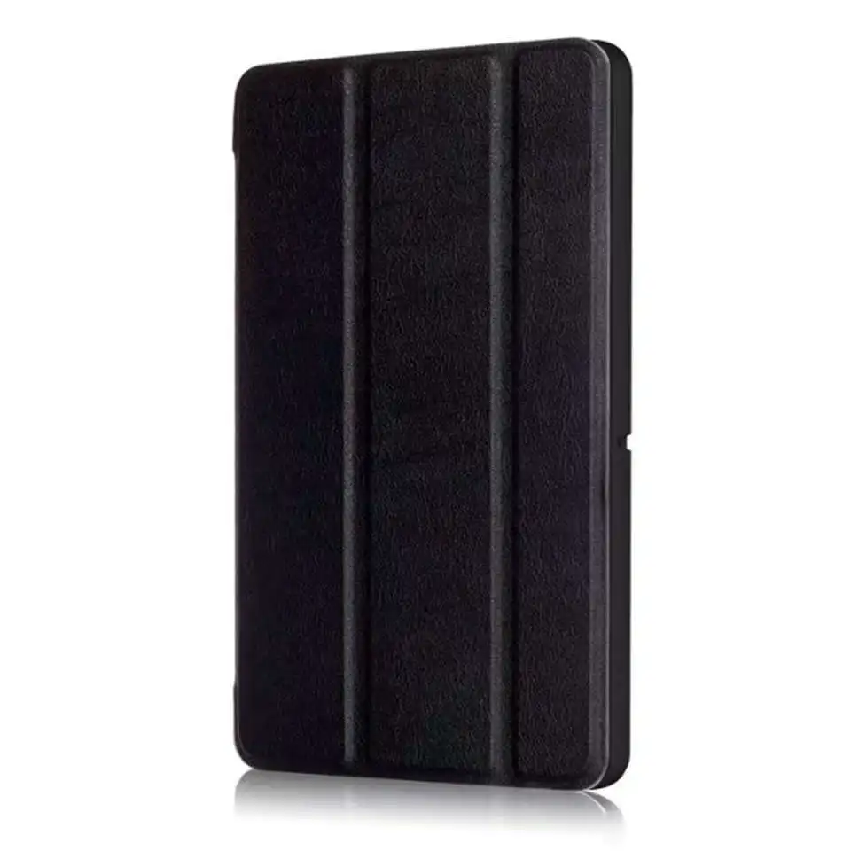 black Складной магнитный чехол для huawei MediaPad T3 10 AGS-L09 AGS-L03 Honor игровой коврик 2 9,6 дюймов планшет Funda Coque Capa+ пленка+ ручка - Цвет: black