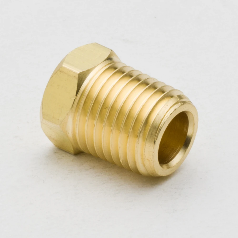 20 шт. латунный Фитинг С Шестигранной Головкой Штекер 1/8 &quot1/4&quot NPT штекер резьба