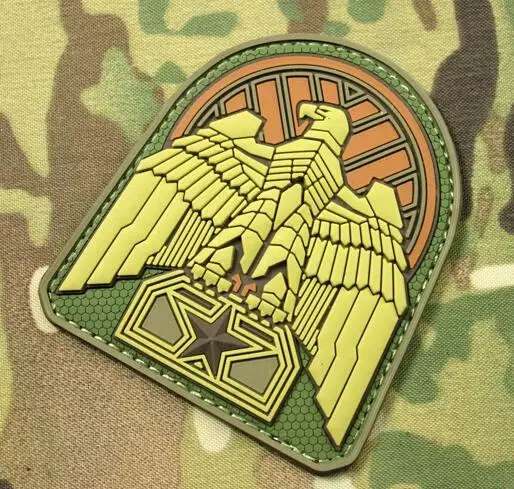 Военная Тактическая повязка на руку из ПВХ военный боевой значок значок|patch 3d|badge