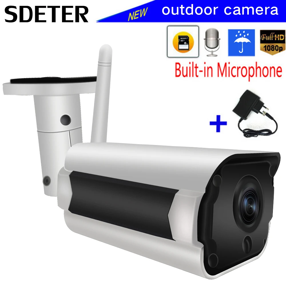 SDETER IP камера Wifi Беспроводная CCTV цилиндрическая наружная Водонепроницаемая 1080P 720P