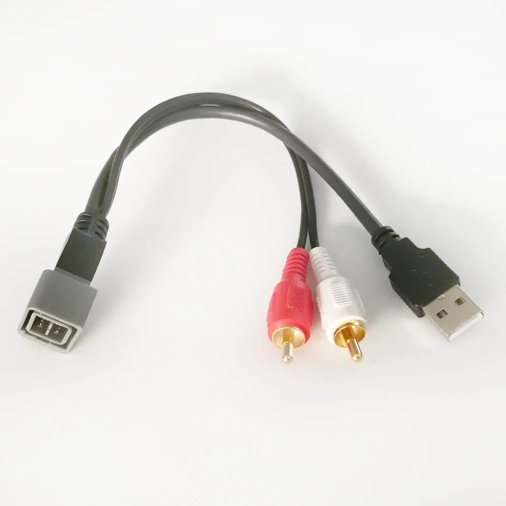 Автомобильный радиоприемник USB адаптер кабель RCA для Nissan Juke Versa Cube 10 шт.|usb cable for