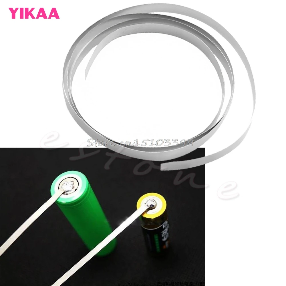 1PC 1M 8mm x 0.15 Ni Plated Nickel Strip Tape For Li 18650 Battery Spot Welding Drop Ship | Обустройство дома