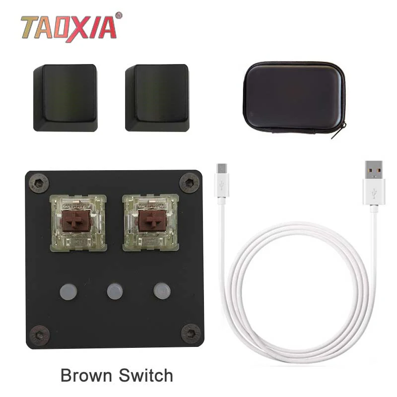 Механическая клавиатура сделай сам с подсветкой USB 2 0 вишня черная игровая OSU V4