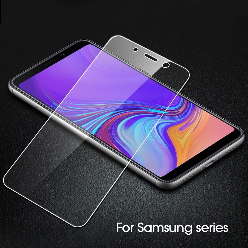 Закаленное стекло 3-1 шт. для Samsung Galaxy A7 A750 2018 A9 A8 Star A6 Plus защита экрана защитная
