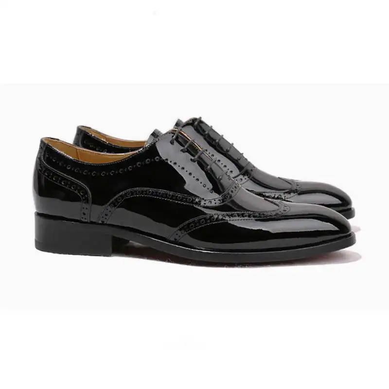 GRIMENTIN goodyear/Мужские модельные туфли на заказ роскошные черные мужские свадебные