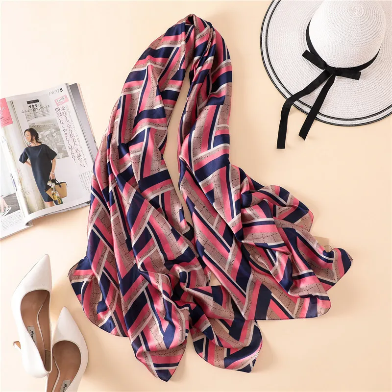 Роскошный шарф с шевроном женские брендовые мягкие шали и шарфы из 100% чистого