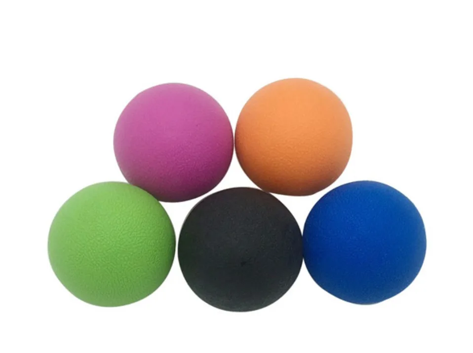 Триггер точка Массажный мяч ролик Myofascial Хоккей Лакросс мяч массаж фитнес-Мячи