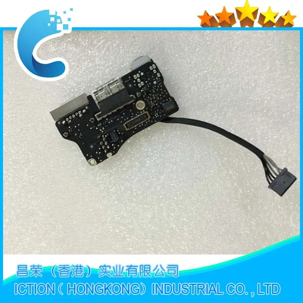 Оригинальная б/у + A1466 гнездо dс IN usb-коннектор с портом Jack для Мощность аудио DC-IN