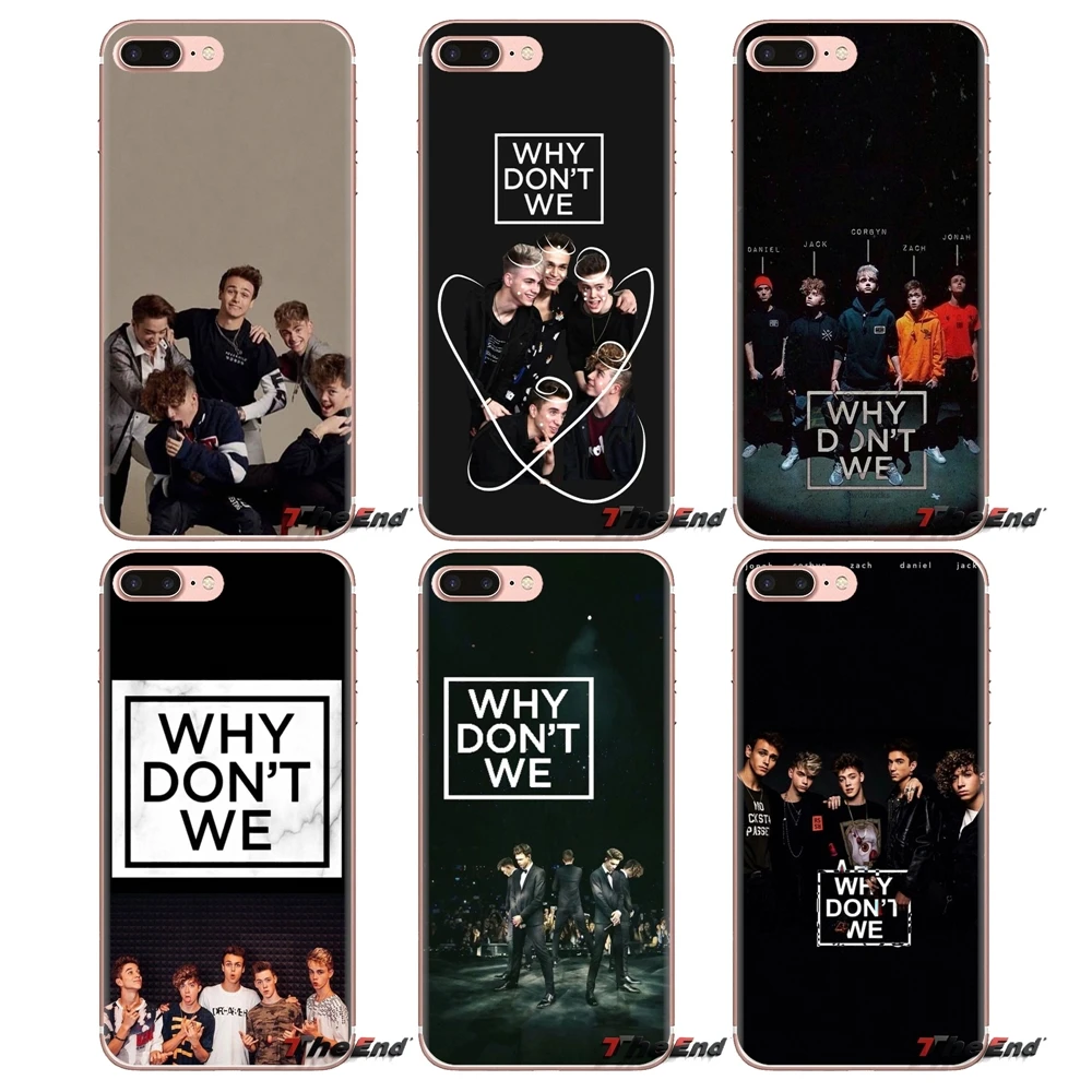 Transparent Soft Shell Covers Why Dont We For Samsung Galaxy J1 J2 J3 J4 J5 J6 J7 J8 Plus 2018 Prime 2015 2016 2017 |