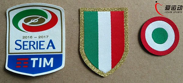 16 17 новый силиконовый патч серии A + красная coppa Italia круглая заплатка накладка на