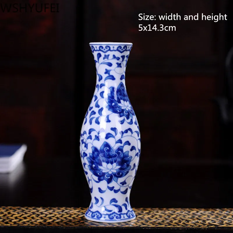 Jingdezhen ручная роспись ваза ручной работы Цветочная мини Ваза Круглая и гладкая