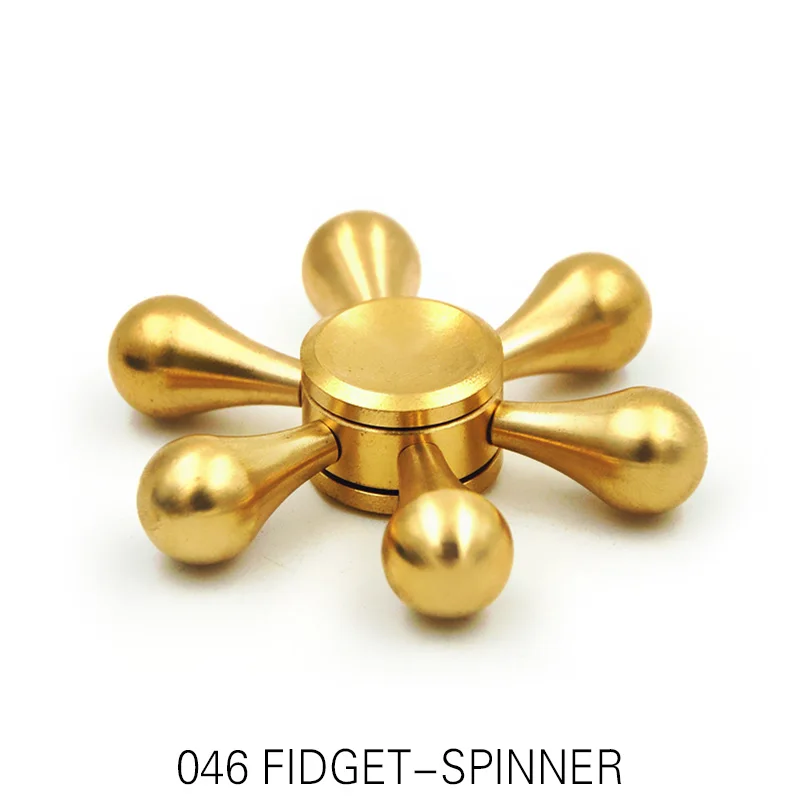100 шт./лот DHL Бесплатная DIY Непоседа счетчик Металл палец Spinner алюминиевый ручной