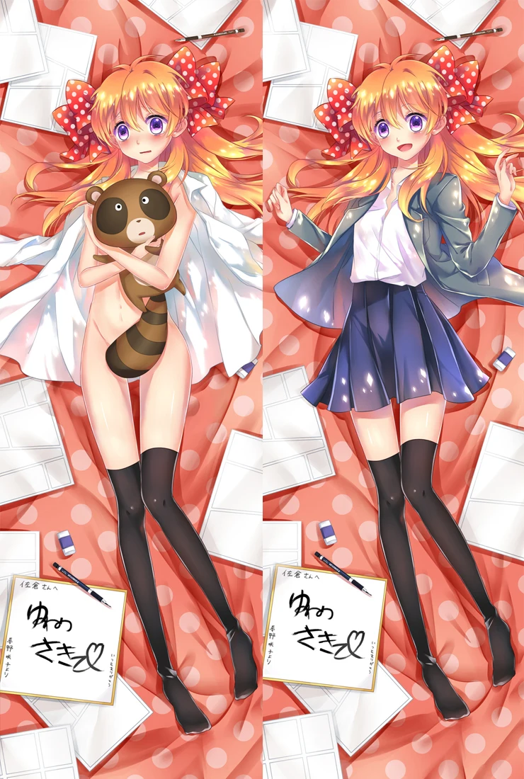 2017 июнь Япония Аниме Gekkan Shoujo Nozaki kun Сакура Чио Umetarou Подушка Dakimakura чехол для