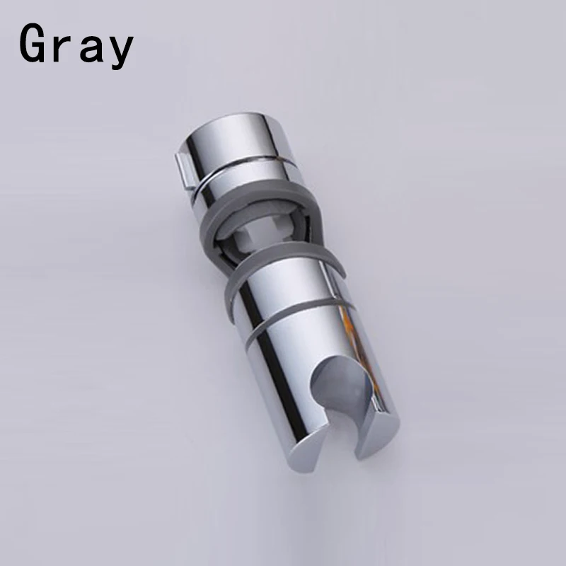 Grey ABS Регулируемая Душевая рейка головной ползунок держатель База кронштейн горка зажим для душа монтажные кронштейны аксессуары для ванной комнаты - Цвет: Grey