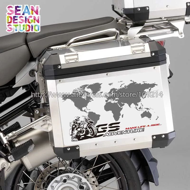 1 пара для BMW Motorrad F650GS F700GS F800GS R1200GS ADV мотоцикл трафарет Водонепроницаемая наклейка