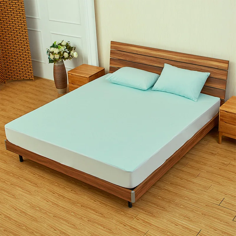 

High quality waterproof Anti-mite bed sheet custom made Bedding bamboo fiber soft material Bedding Breathable Bed mattress