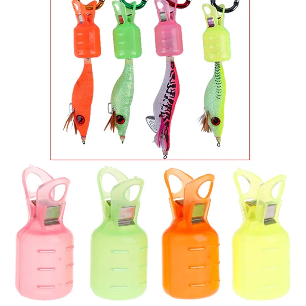 1 комплект рыболовный Креветочный крючок пластиковый защитный чехол с пряжкой