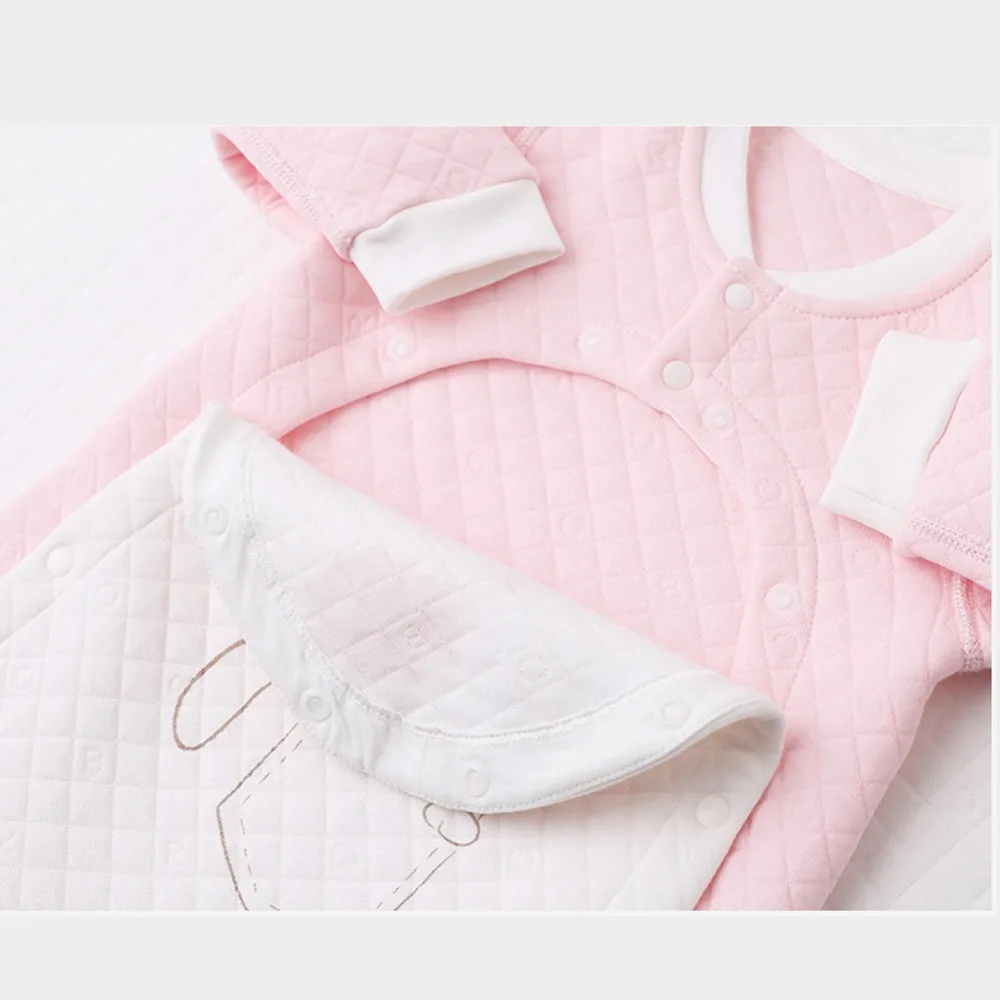 Newborn Baby Clothes Romper Cute Rabbit Cotton 2018 Spring 3-24 Month Infant Costume Girl Boy Jumpsuit BN650021 | Детская одежда и