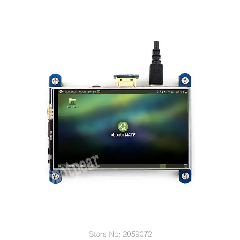 Raspberry Pi LCD сенсорный экран 4 дюйма 800x480 IPS hdmi дисплей лучше чем 3 5 экран|raspberry pi|raspberry