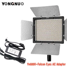 Светодиодная лампа для видеосъемки Yongnuo YN600 II YN600L 5500K + адаптер