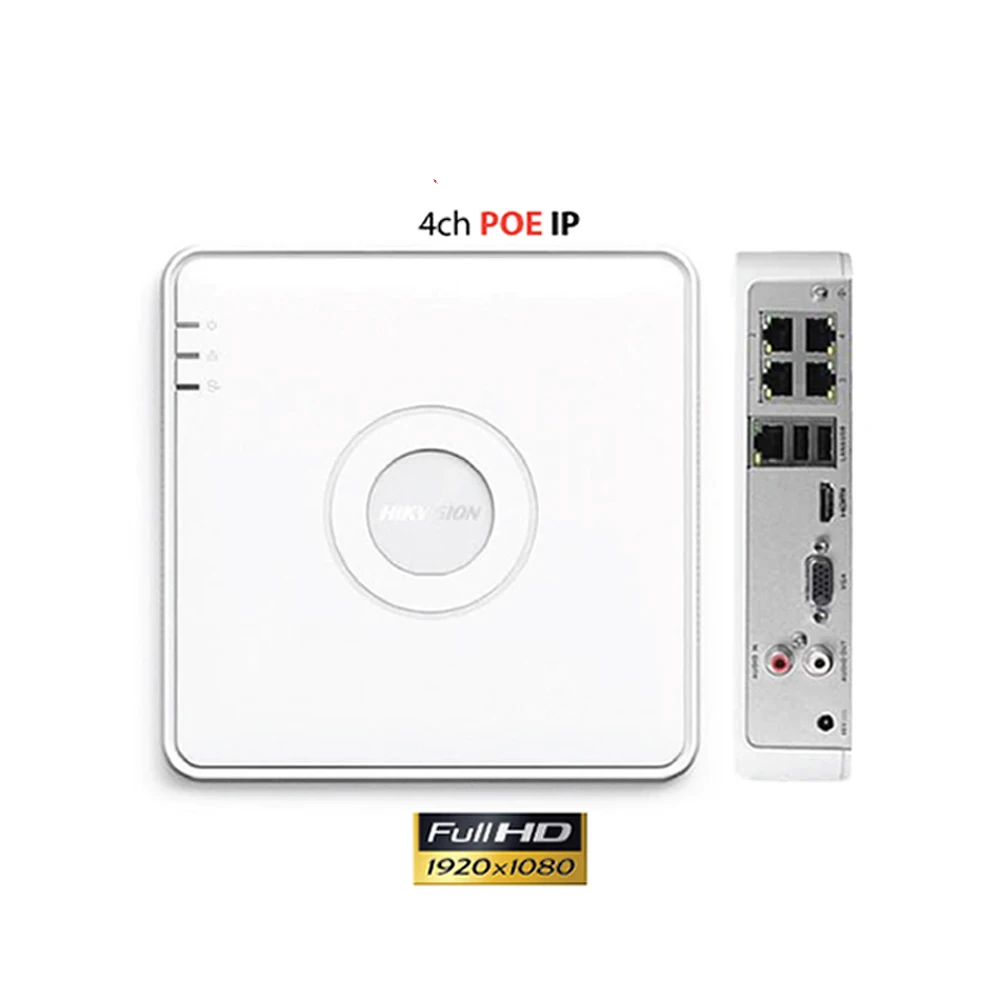Чисто английский прошивки hik PoE NVR ds-7104ni-sn/p Embedded plug &amp play поддерживается 2mp ip-камера