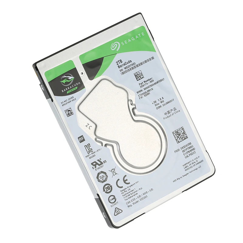 Внутренний жесткий диск Seagate для ноутбука 2 ТБ 5 дюйма Винчестер 7 мм 5400 об/мин SATA3 6