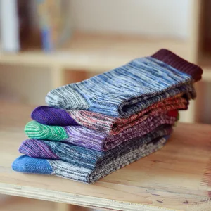 Носки мужские, модные, цветные, в полоску