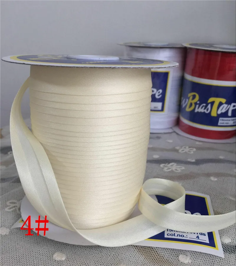 Col No.4 5/"(15 мм) X25Yards/карта атласная косая лента, AW бренд ручной работы для пошив одежды «сделай сам» и обрезки - Цвет: Col No.4