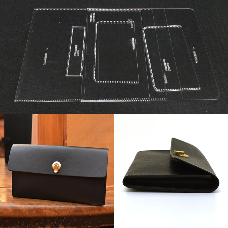 1 комплект Акриловый кожаный шаблон сумочка клатч ручная работа ремесло шитье DIY