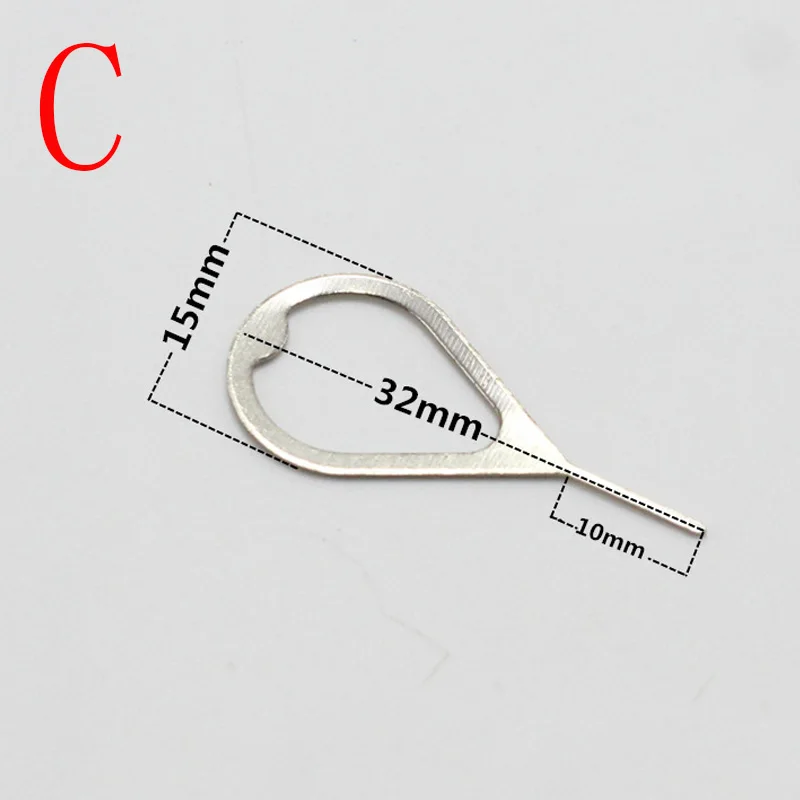 20Pcs/lot Metal Universal Sim Card Tray Pin Ejecting Removal Needle Opener Ejector For Mobile phone | Мобильные телефоны и