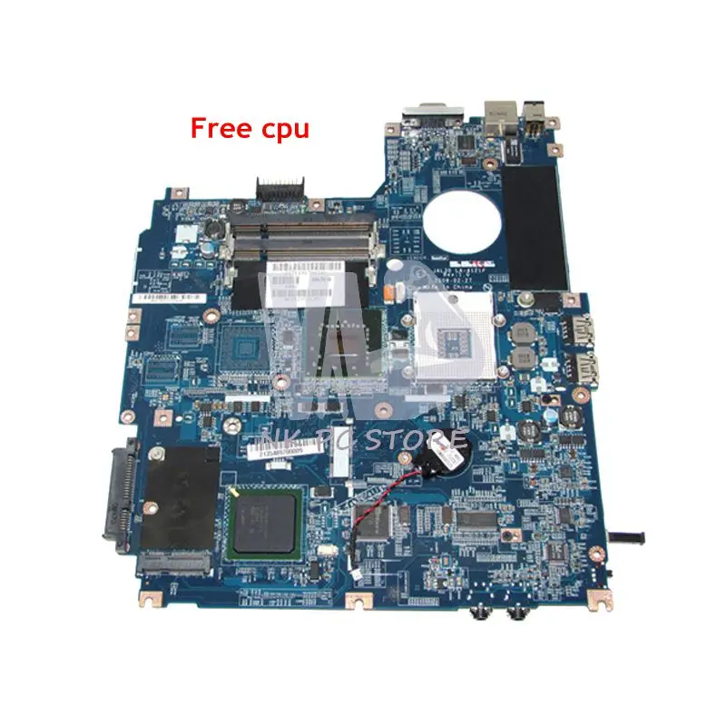 

NOKOTION JAL30 LA-4121P Main Board For Dell Vostro 1510 Laptop Motherboard CN-0J475C 0J475C J475C GM965 DDR2 with Free CPU